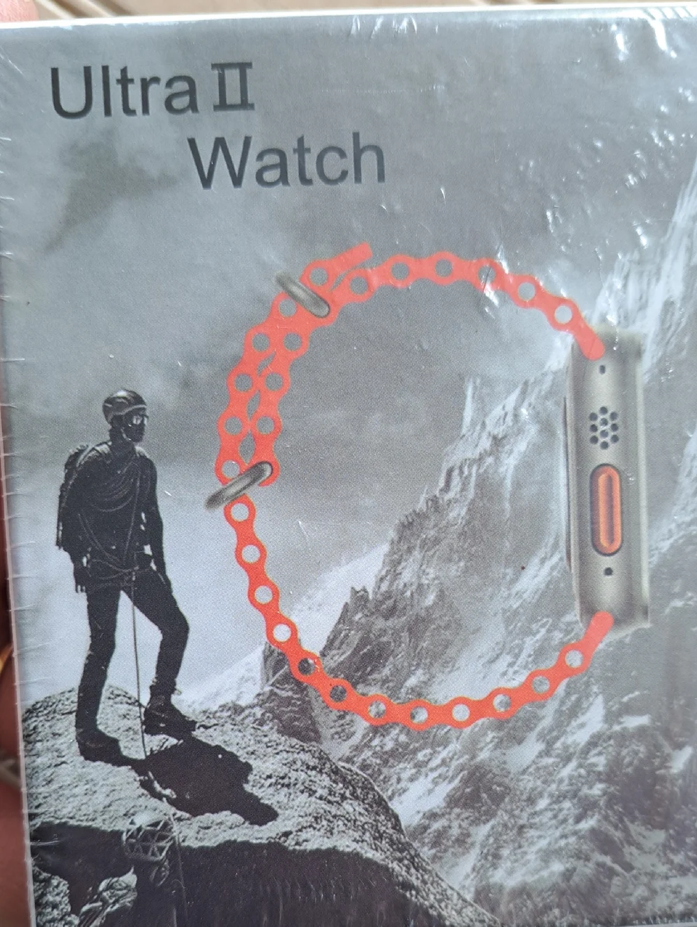 New Ultra II Smart Watch Orange Sport Band Sealed in Box Stylish Fitness Sporty